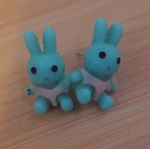 10/$10 Stud Bunny Earrings